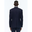 Certified Wool Double Breasted Jacket - Blue