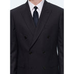 Veste Croisée Flanelle - Carbone
