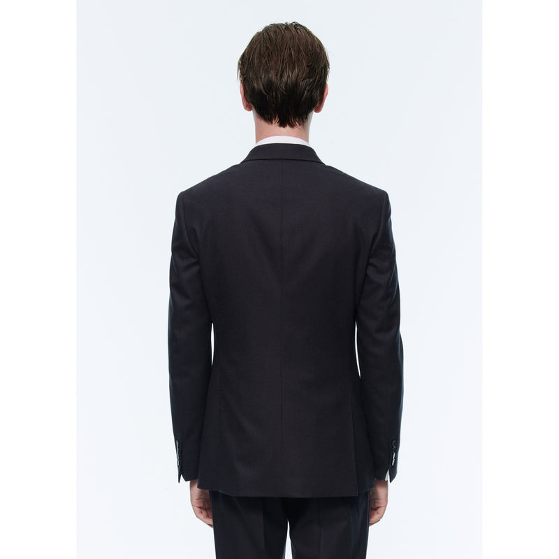 Veste Croisée Flanelle - Carbone