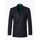Chaqueta de franela con doble botonadura - Carbón