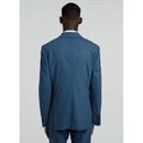 Fursac - Chaqueta de traje Serge de lana - Azul jaspeado - Hombre