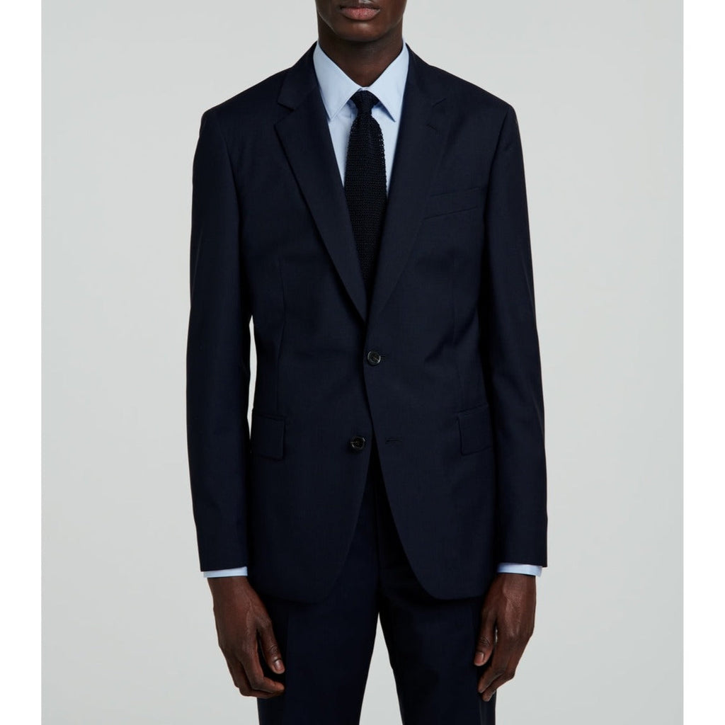 Fursac - Chaqueta de traje de lona lisa - Azul marino - Hombre