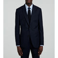 Fursac - Chaqueta de traje de lona lisa - Azul marino - Hombre