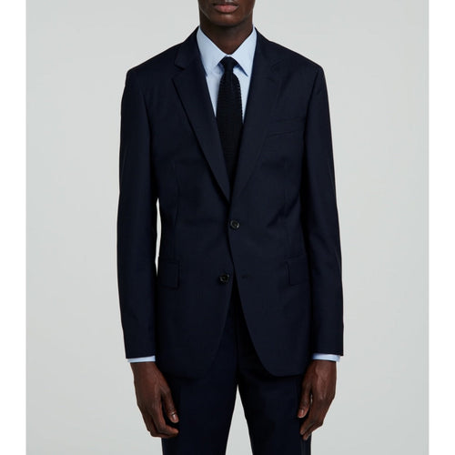 Fursac - Veste Costume Toile Unie - Marine - Homme