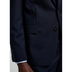 Fursac - Chaqueta de traje de lona lisa - Azul marino - Hombre