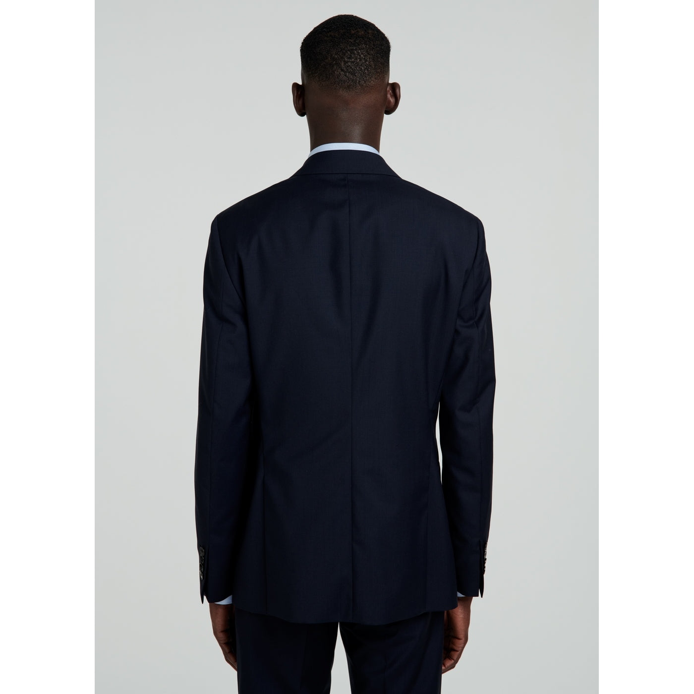 Fursac - Chaqueta de traje de lona lisa - Azul marino - Hombre