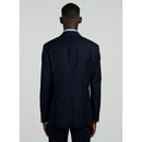 Fursac - Veste Costume Toile Unie - Marine - Homme