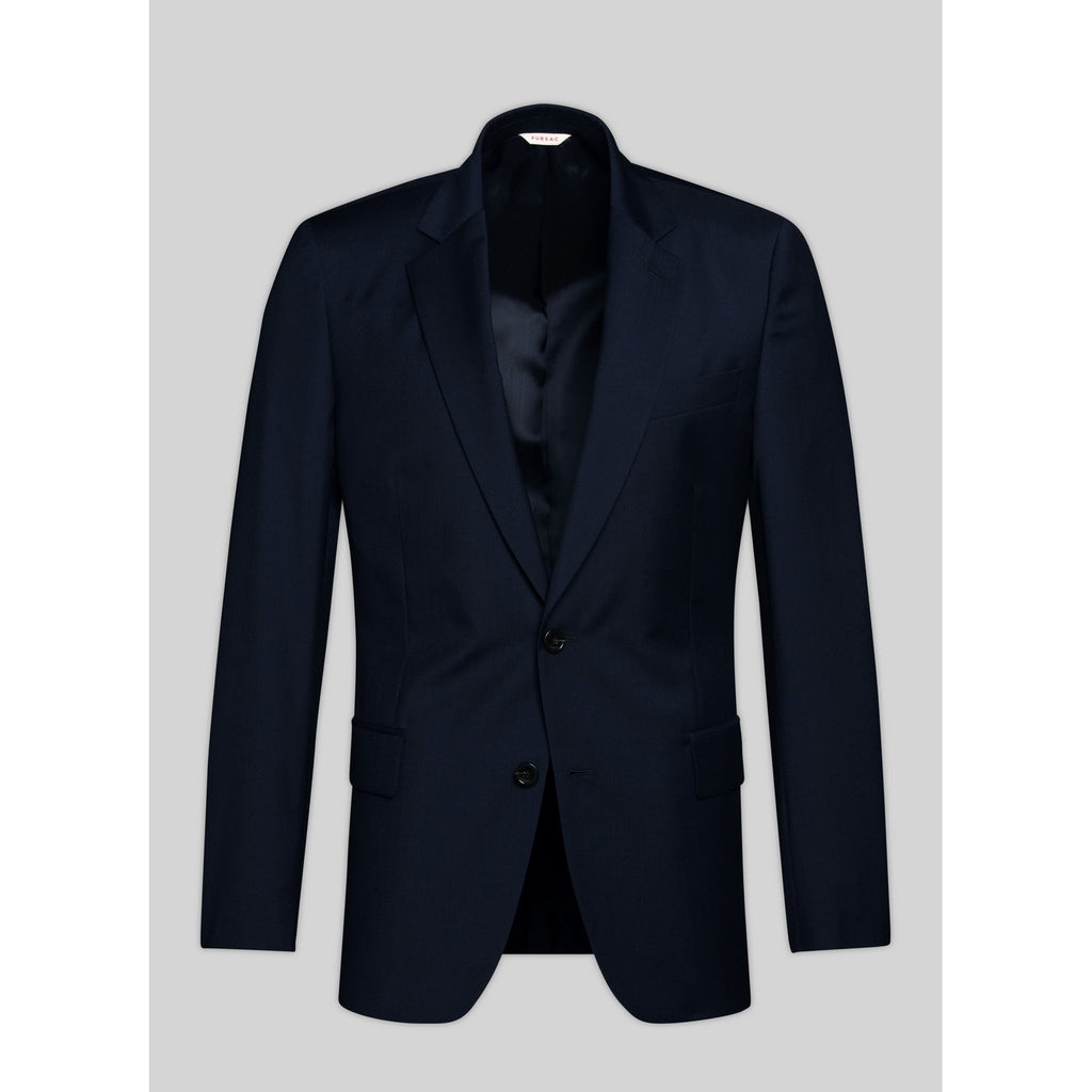 Fursac - Chaqueta de traje de lona lisa - Azul marino - Hombre