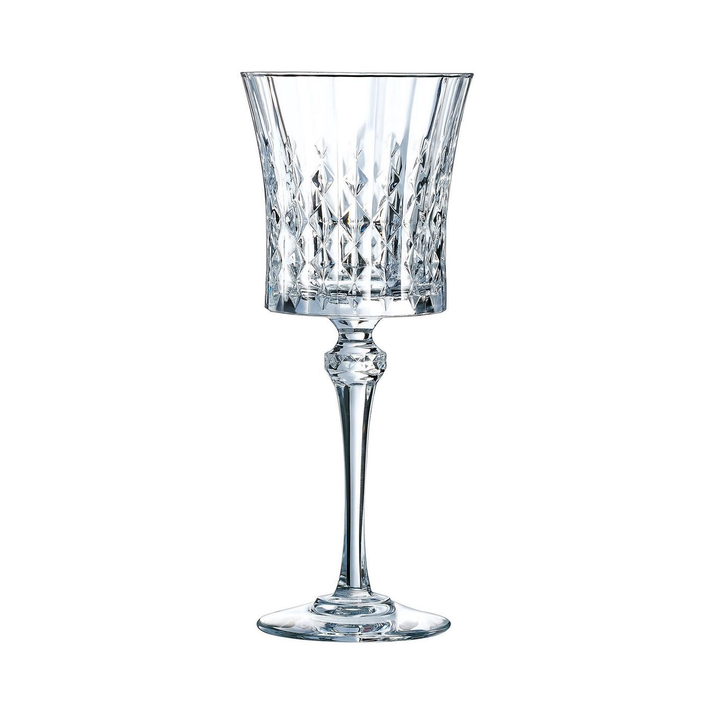 Lady Diamond - 4 Verres À Pied - 27Cl - Cristal D'Arques