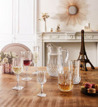 Longchamp - 4 Verres Bas - 32Cl - Cristal D'Arques