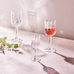 Longchamp - 4 Verres À Pied - 25Cl - Cristal D'Arques