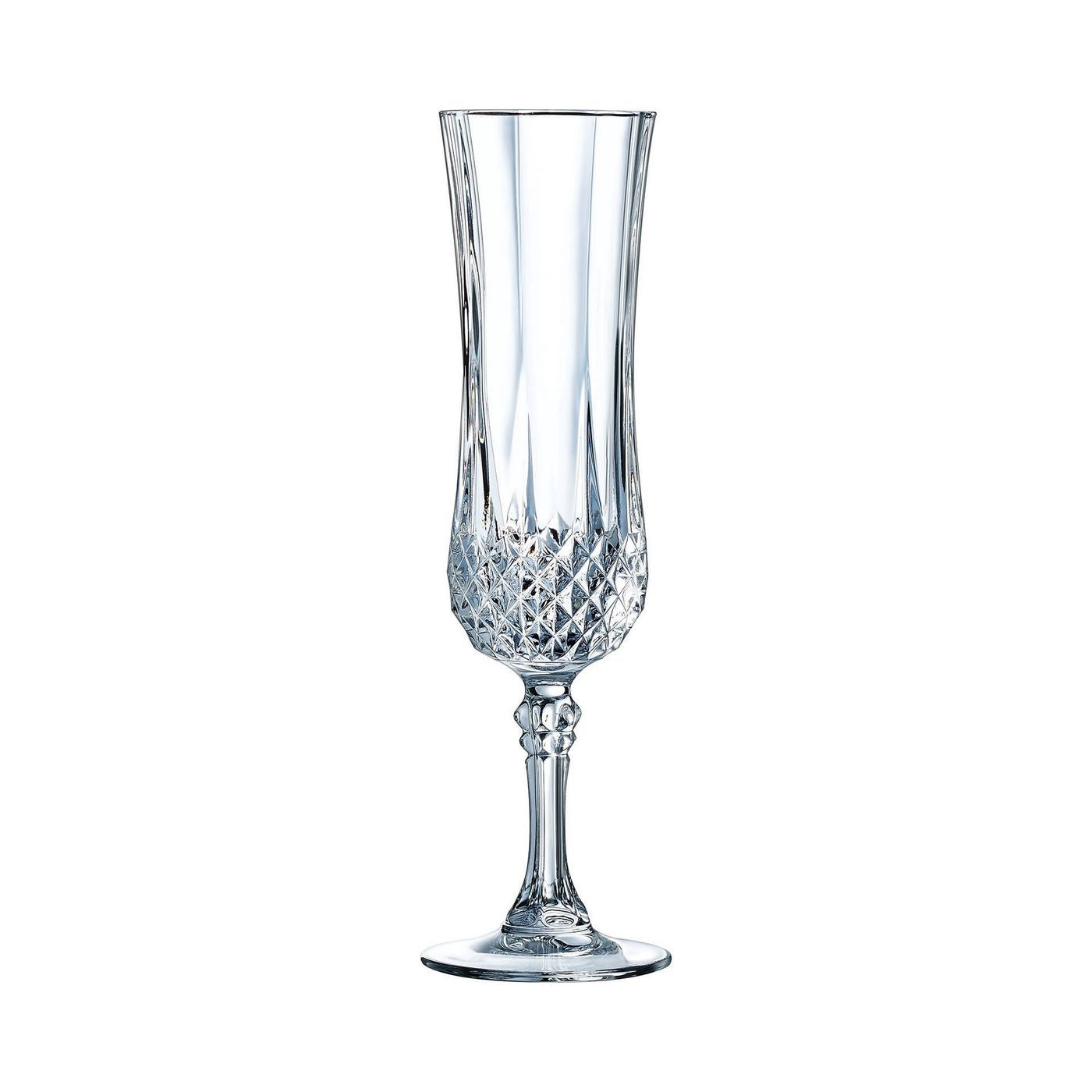 Longchamp - 4 Flûtes - 12Cl - Cristal D'Arques