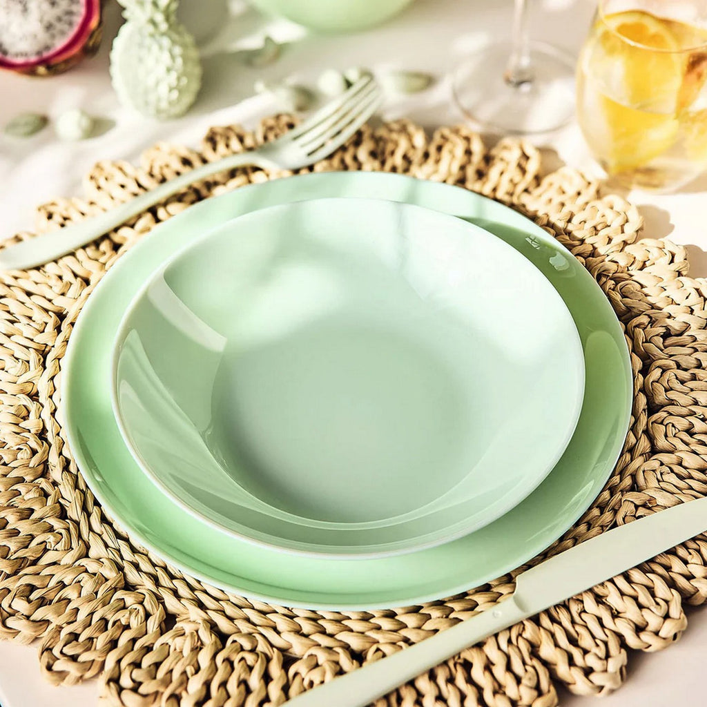 Diwali - 6 Assiettes Creuses Paradise Green - Vert - 20Cm - Luminarc