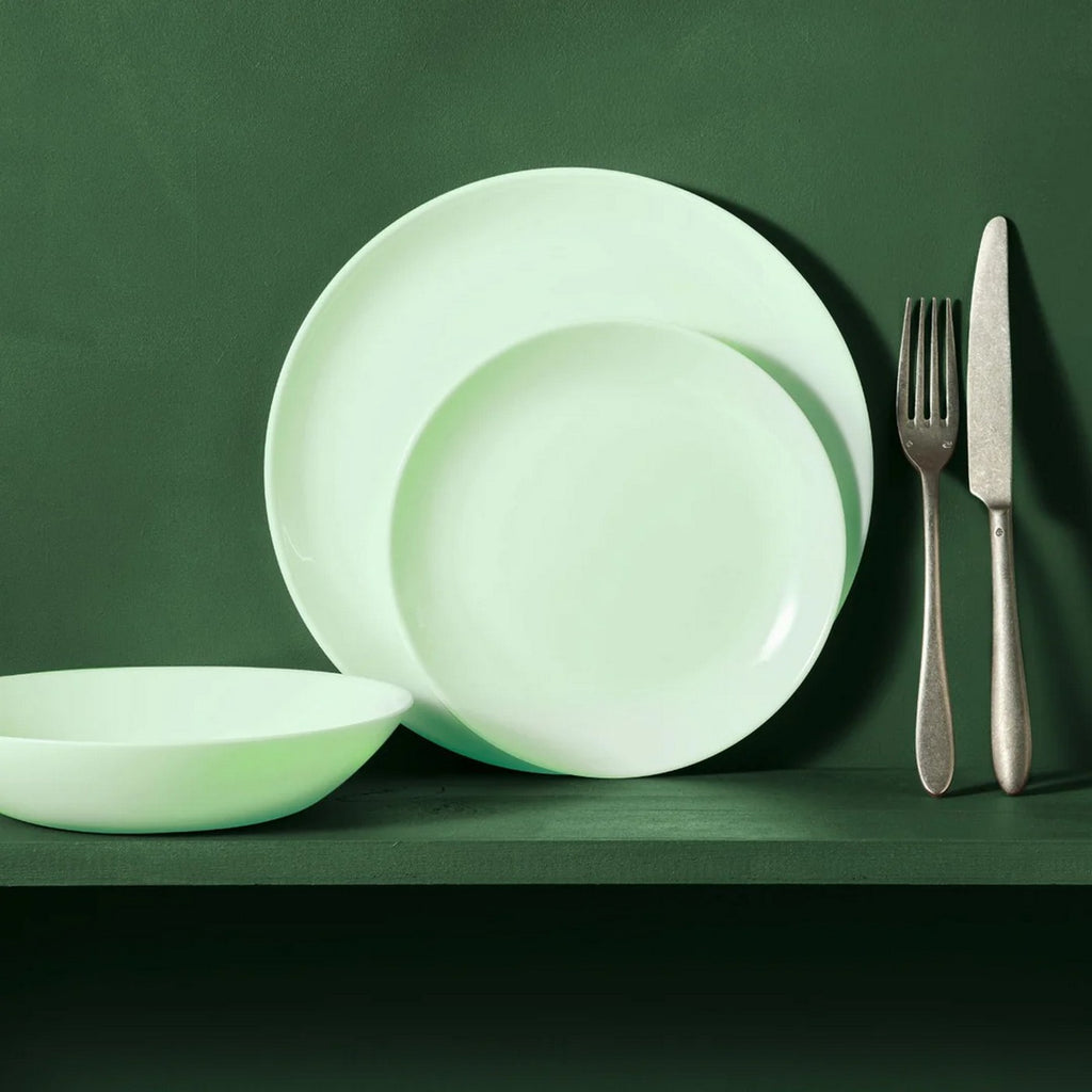 Diwali - 6 Assiettes Creuses Paradise Green - Vert - 20Cm - Luminarc