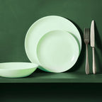 Diwali - 6 Assiettes Creuses Paradise Green - Vert - 20Cm - Luminarc