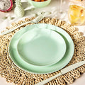 Diwali - 6 Assiettes À Dessert Paradise Green - Vert - 19Cm - Luminarc