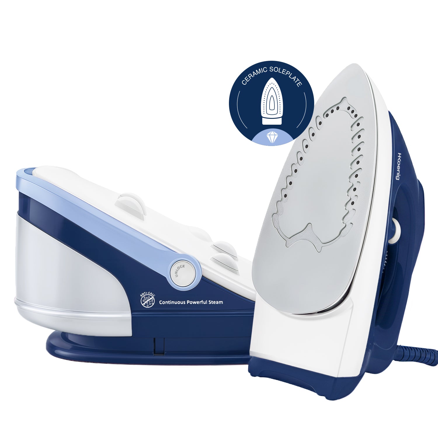 Steam Generator Iron - Grey