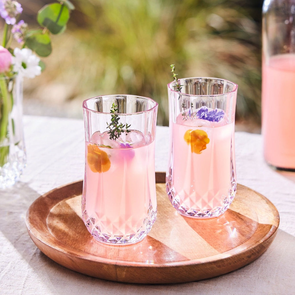 Longchamp - 4 Verres Hauts - 36Cl - Cristal D'Arques