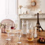 Longchamp - 4 Verres Hauts - 36Cl - Cristal D'Arques
