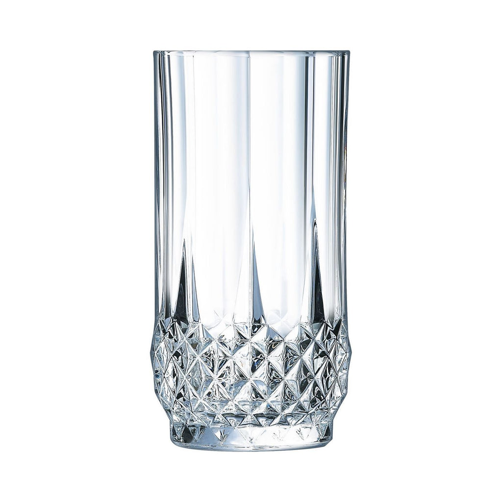Longchamp - 4 Verres Hauts - 28Cl - Cristal D'Arques