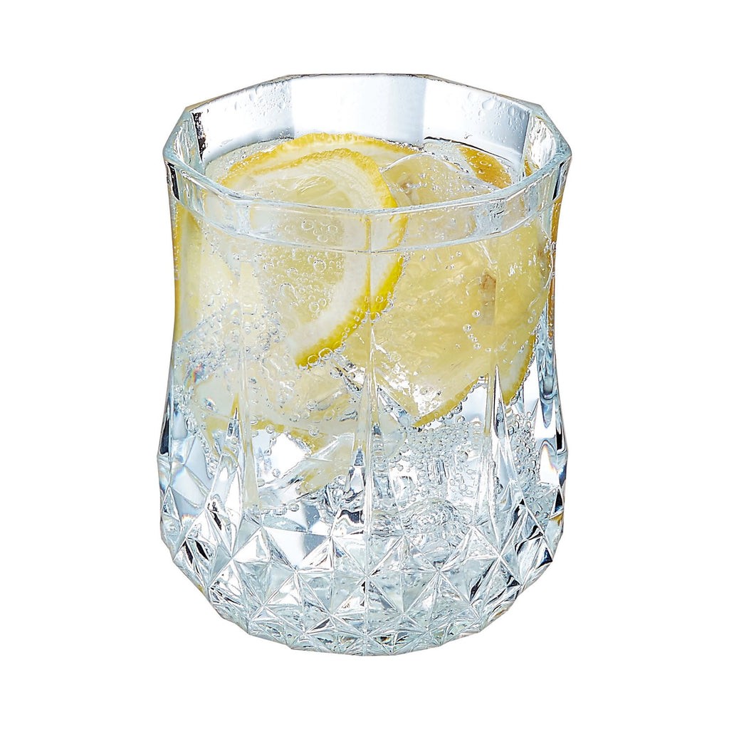 Longchamp - 4 Verres Bas - 23Cl - Cristal D'Arques