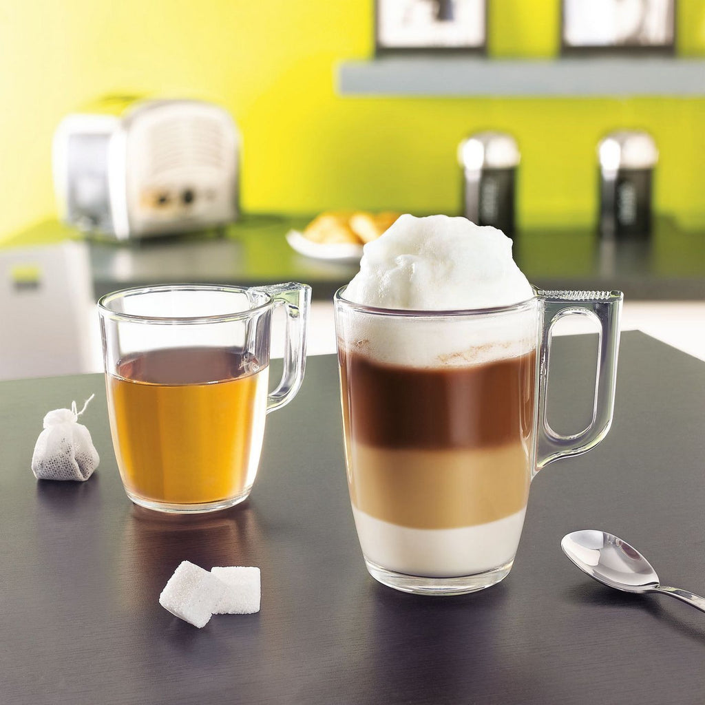 Nuevo - 6 Mugs - Vidrio Templado Extrarresistente - 32 cl - Luminarc