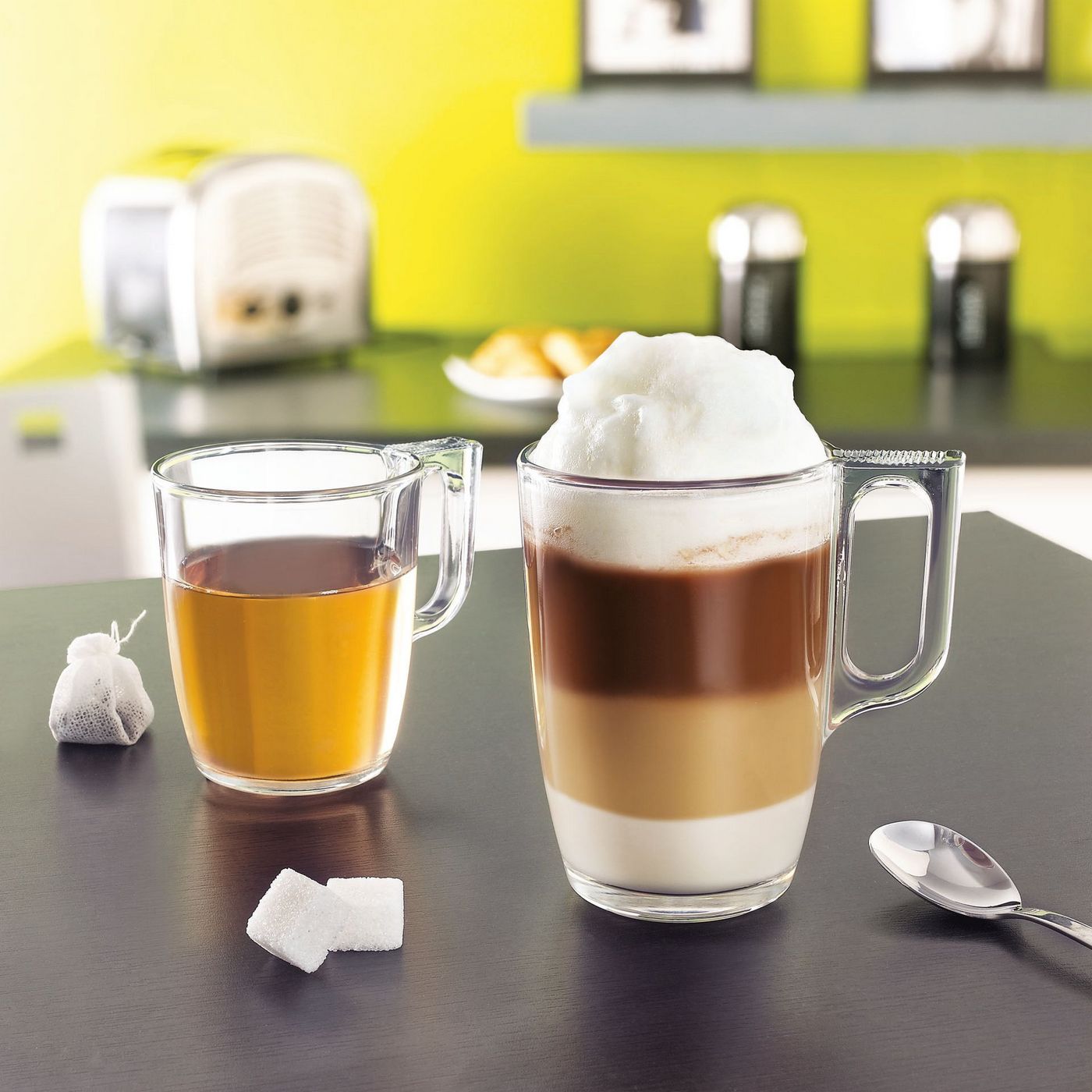 Nuevo - 6 Mugs - Vidrio Templado Extrarresistente - 32 cl - Luminarc