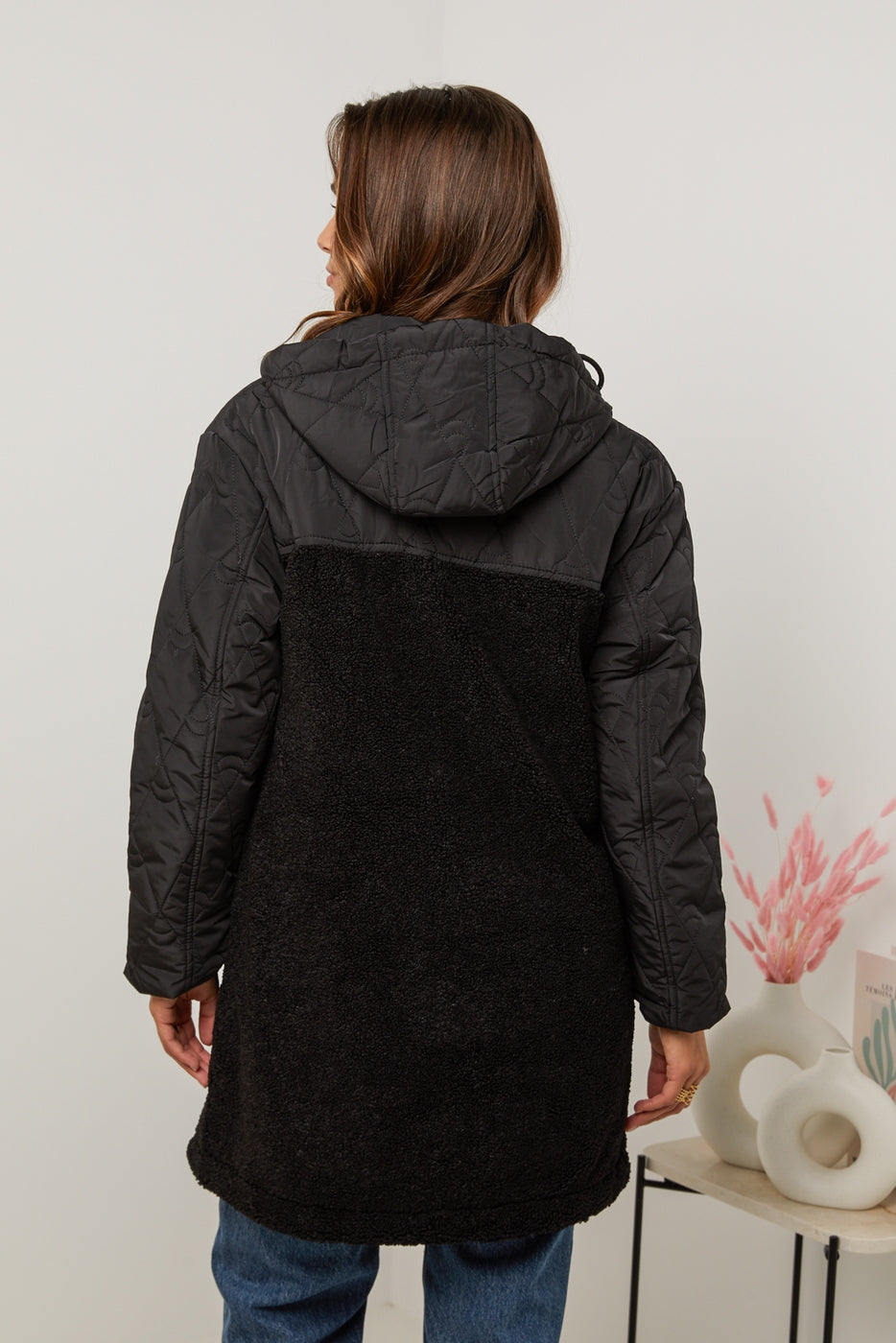 Chaqueta de plumas V8702 - Negro