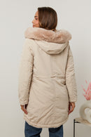 V8708 Puffer Jacket - Beige