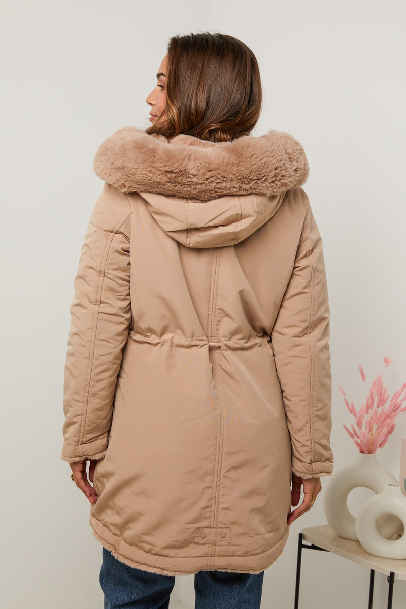 V8708 Down Jacket - Camel