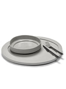 Lot De 4 Assiettes Haute - Gris Clair Inner Circle - By Maarten Baas