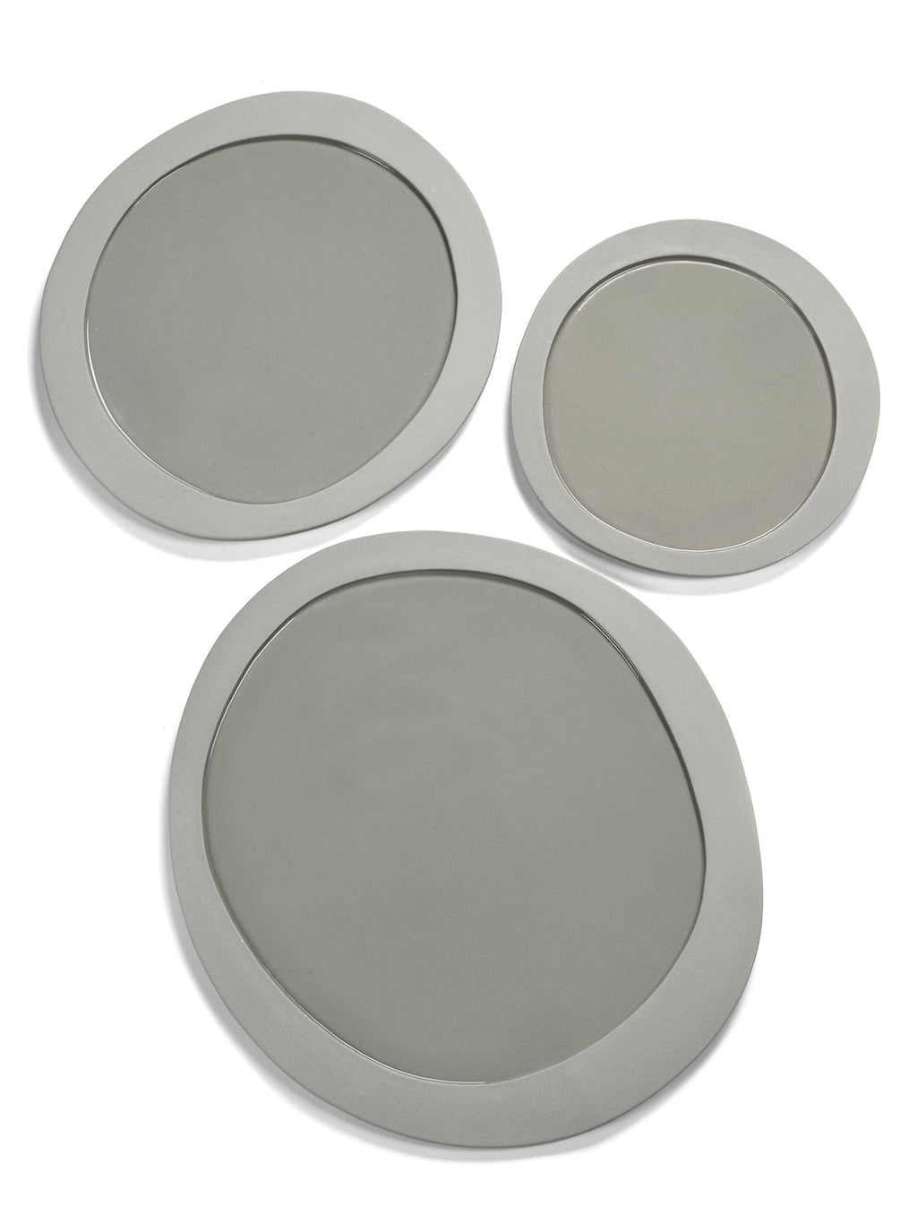 Inner Circle - 2 Platos L - Gris Claro - Maarten Baas