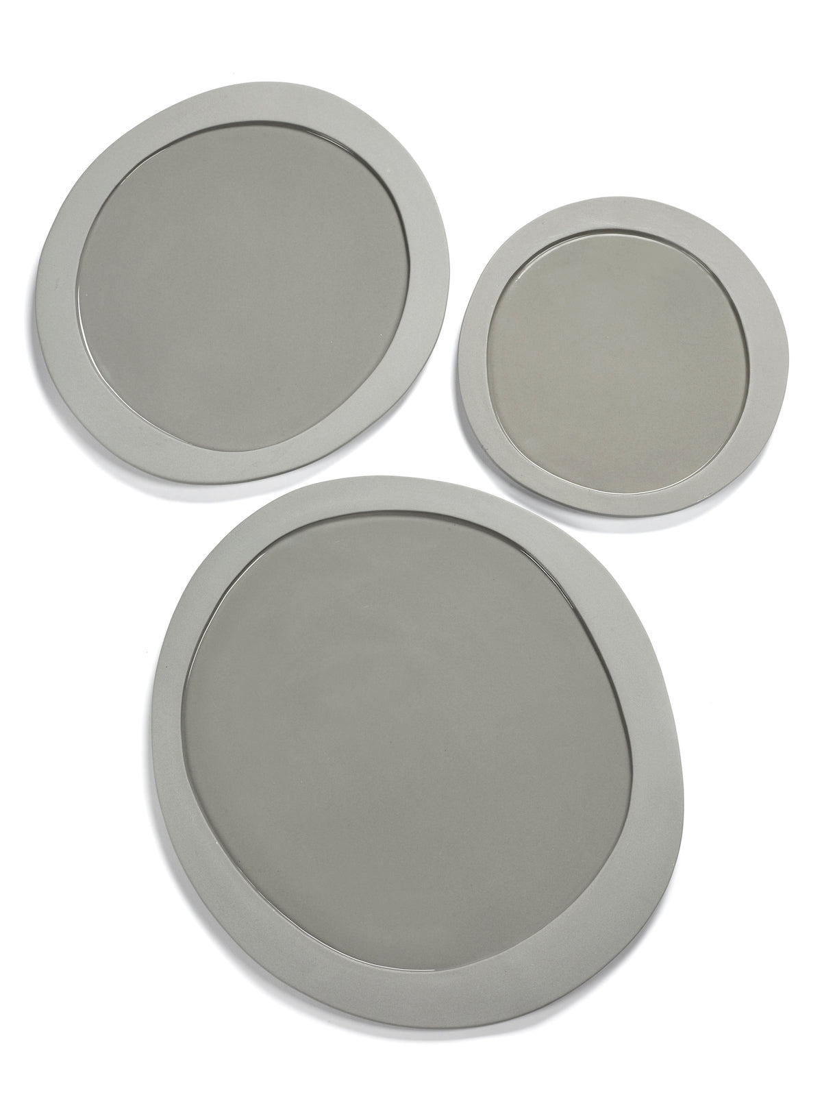 Inner Circle - 2 Platos L - Gris Claro - Maarten Baas