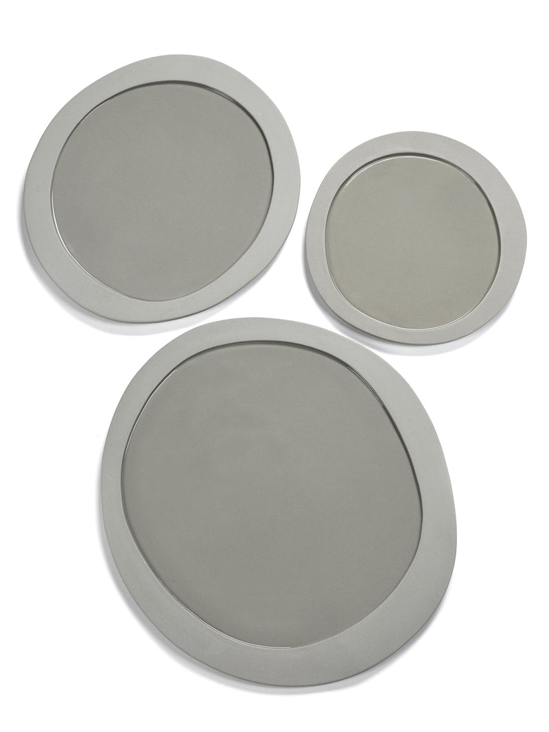 Juego de platos de 2 L - Círculo interior gris claro - De Maarten Baas