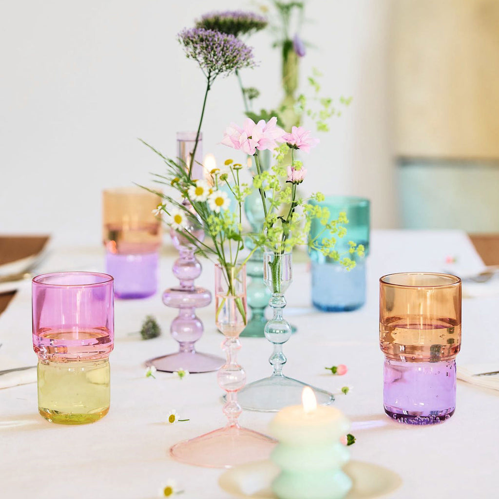 Candy Mix - 6 Water Glasses - Purple/Orange - 32cl - Luminarc