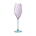 Swirly Spring - 4 Copas De Champán Spring - Multicolor - 21 cl - Cristal D'Arques