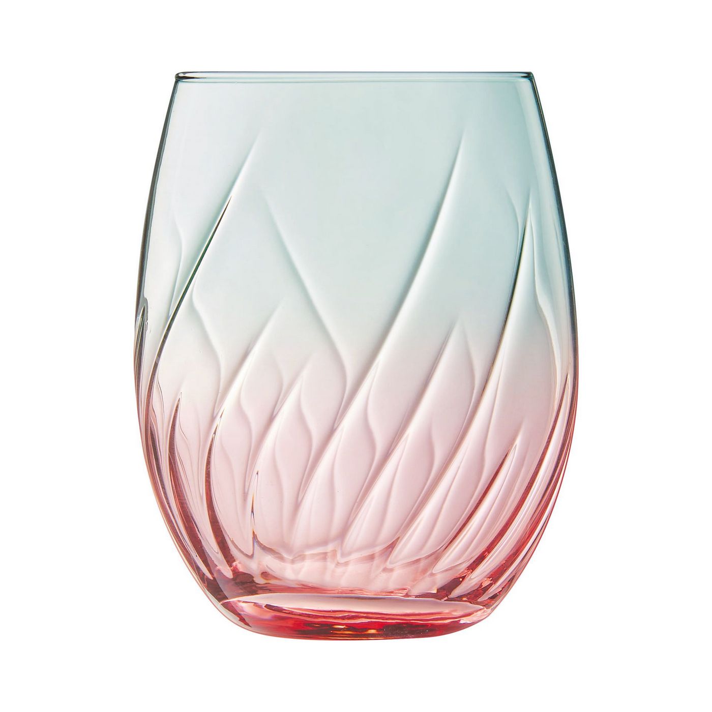Swirly Spring - 4 Verres À Eau Spring - Multicolore - 36Cl - Cristal D'Arques