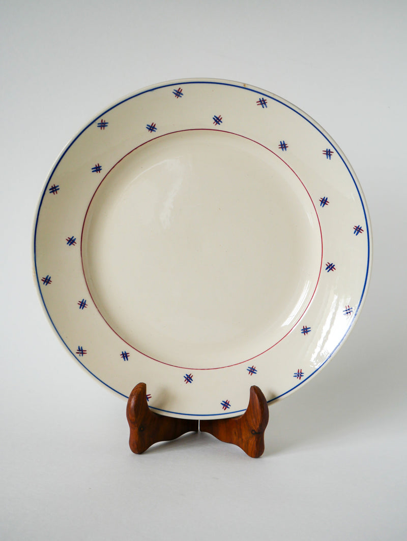 Plat Rond - Lunéville Modèle E Pierrée - 1940