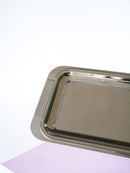 Plat Rectangulaire En Inox - Guy Degrenne - Design - 1970