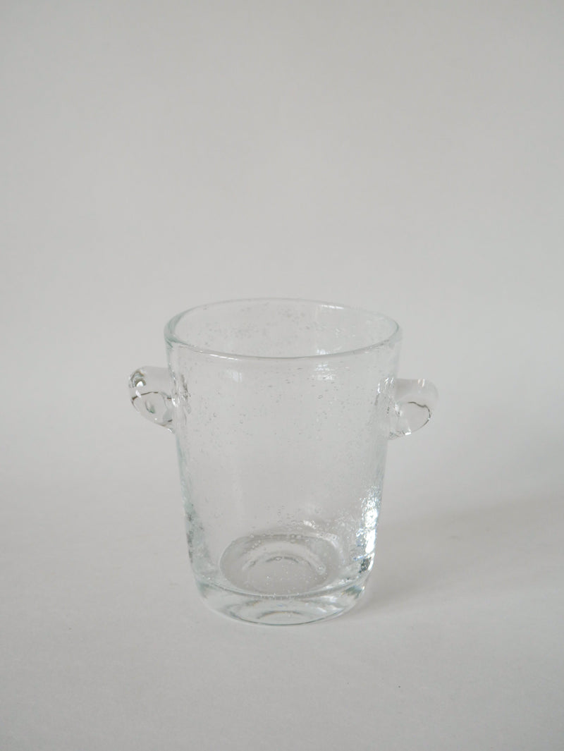 Seau À Glace En Verre Bullé De Biot Design - 1970