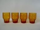 Lot De 4 Verres Ambrés Pernod - Années 70