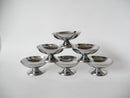 Lot De 6 Coupes Design En Inox - 1970 9 X 5 Cm