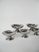 Lot De 5 Coupes Design En Inox - 1970 9 X 5 Cm