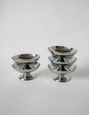 Lot De 5 Coupes Design En Inox - 1970 9 X 5 Cm