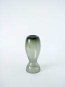 Vase En Verre Fumé - Design - 1970