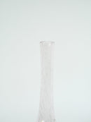 Grand Vase En Verre Bullé Rose - Dans Le Goût De Biot - Signé - 1970