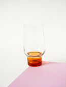 Paire De Verres Long Drink - Ambré - Design - 1970