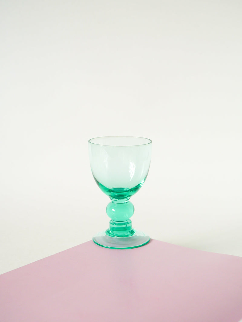 Ensemble À Composé De 6 Petits Verres À Liqueur - Bleu Turquoise - Design - 1970