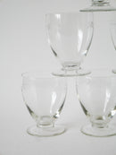 Lot De 6 Verres À Vin En Cristal Gravé - 1960