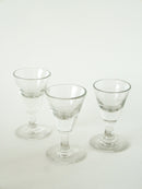 Ensemble De 7 Verres À Liqueur / Absinthe Dépareillés - 1930